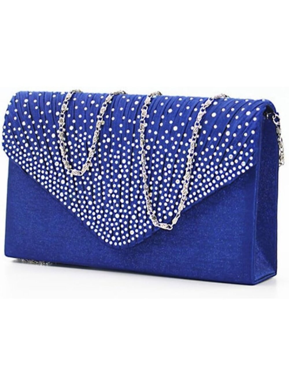 Women's Royal Blue Evening Handbag Bridal Wedding Bag Formal Party Clutch Purse